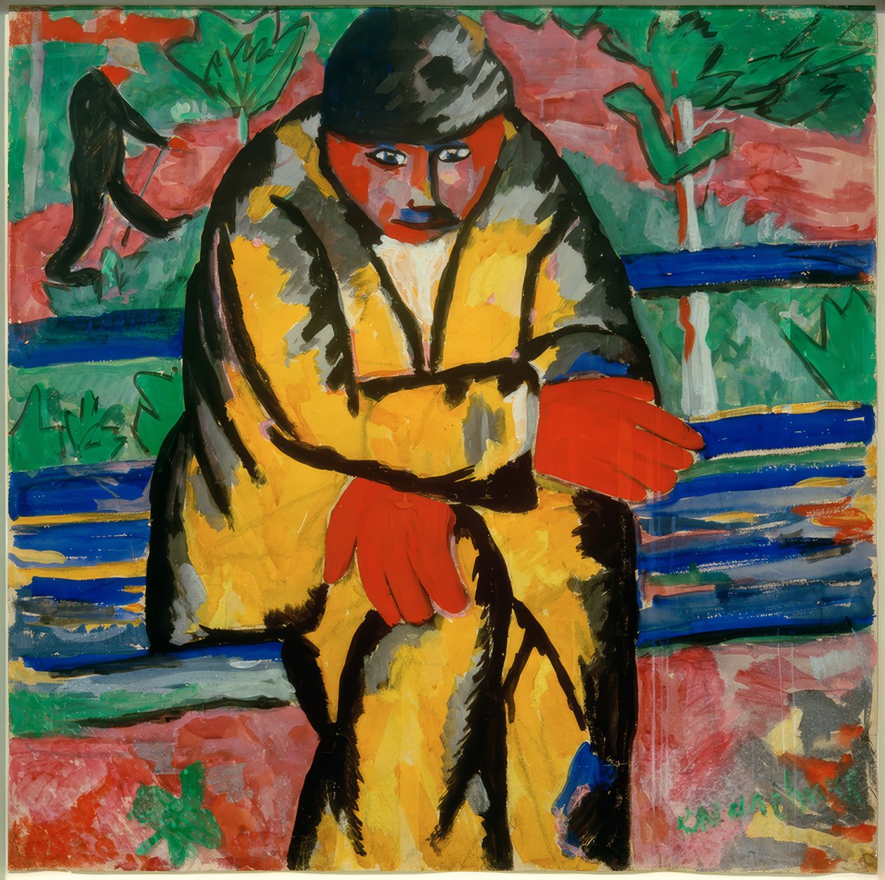 På boulevarden, 1910 av Kazimir Severinovich Malevich