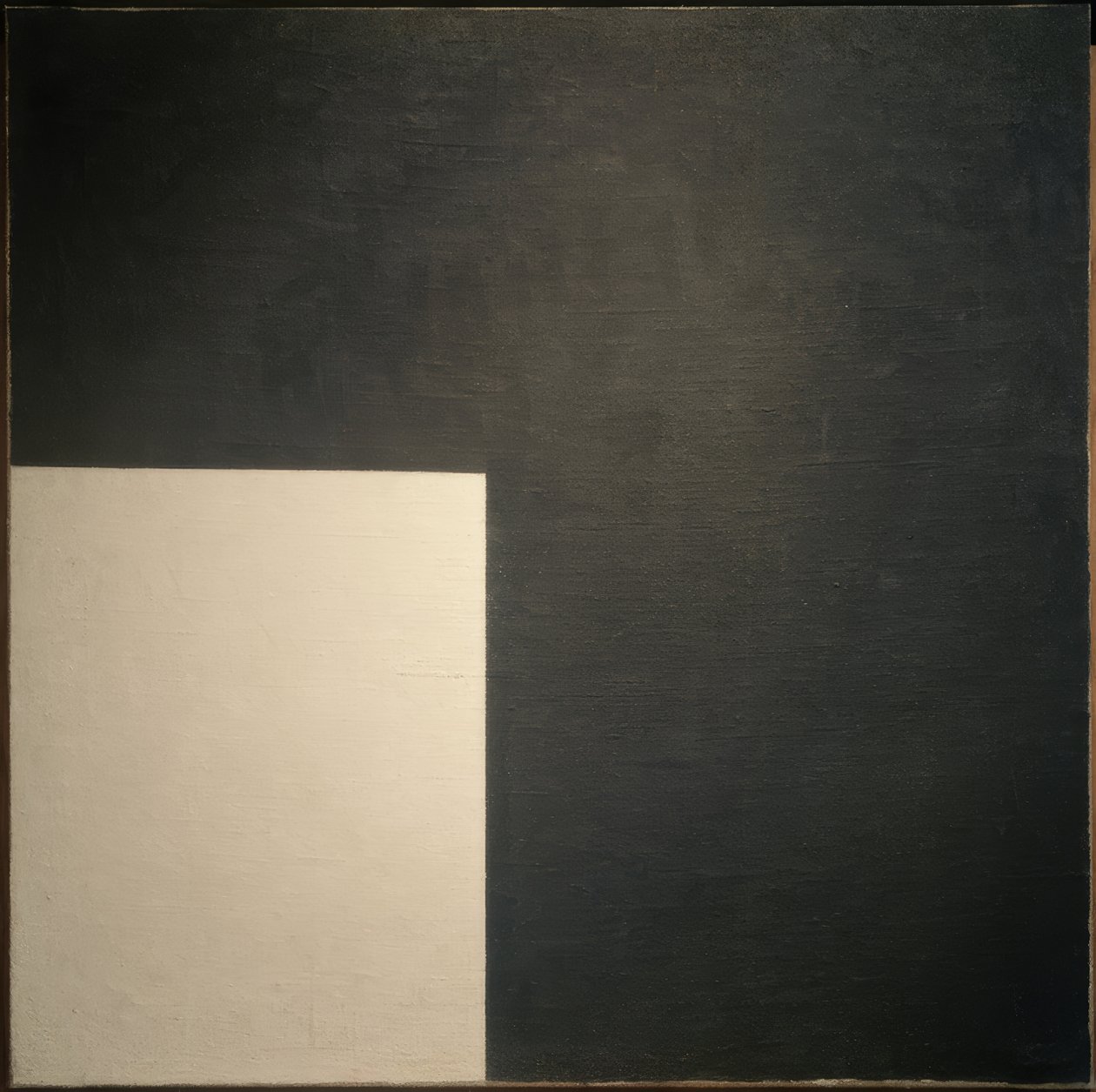 Svart og hvit. Suprematistisk komposisjon av Kazimir Severinovich Malevich