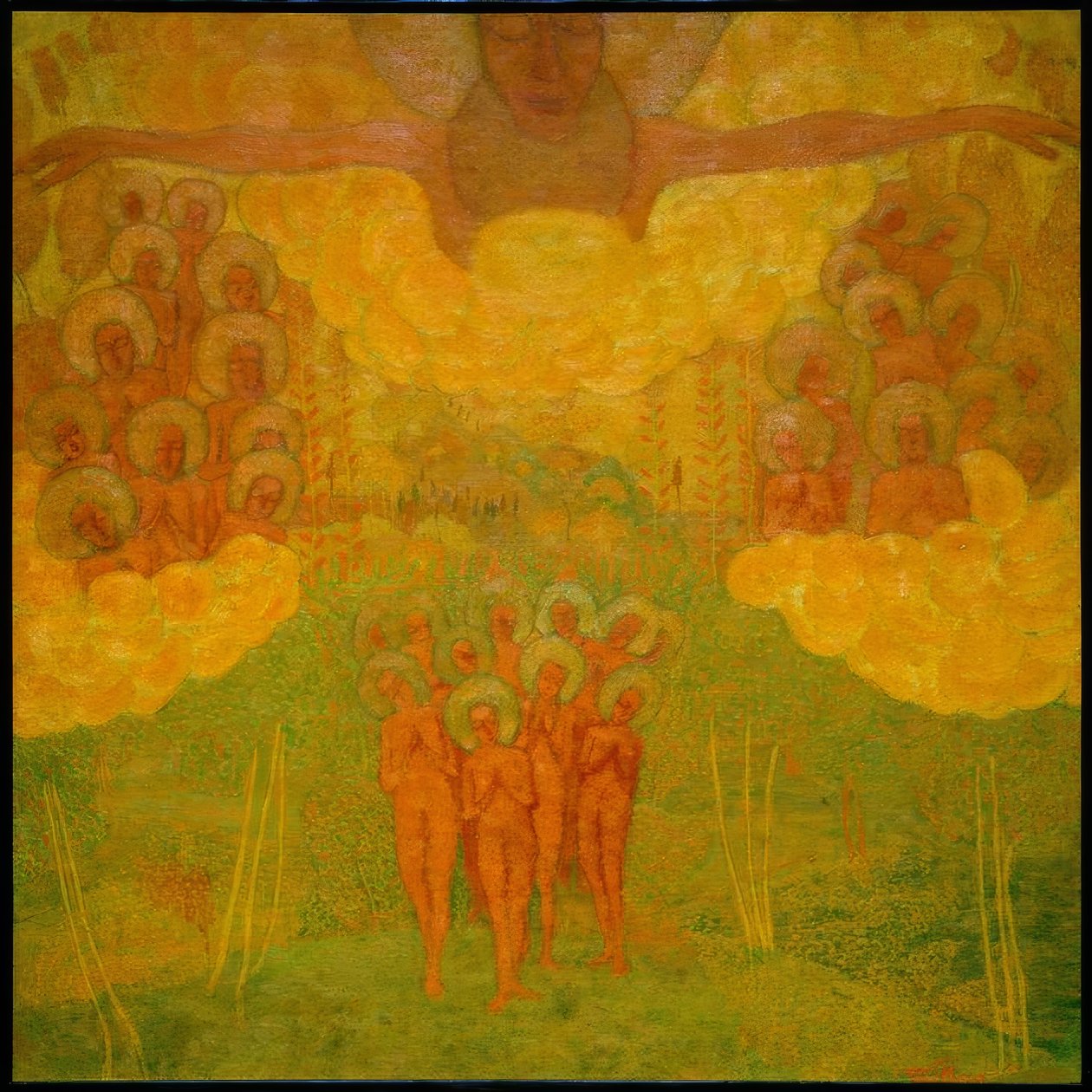 Himmelens triumf (design for en fresco) av Kazimir Severinovich Malevich