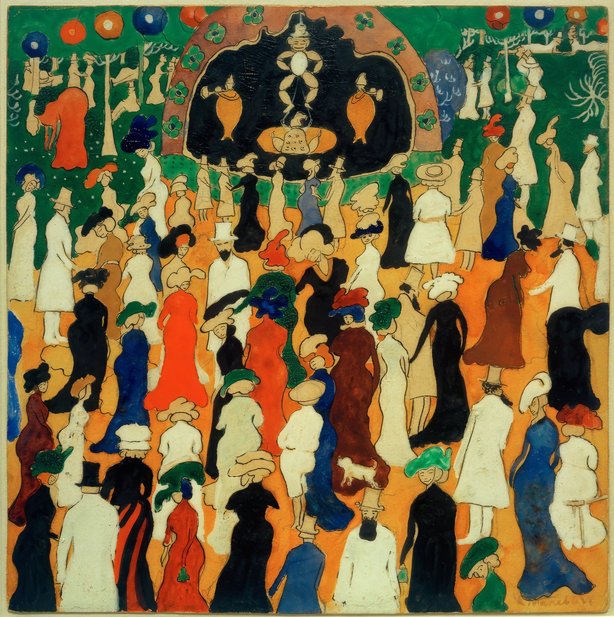Elegant selskap av Kazimir Severinovich Malevich
