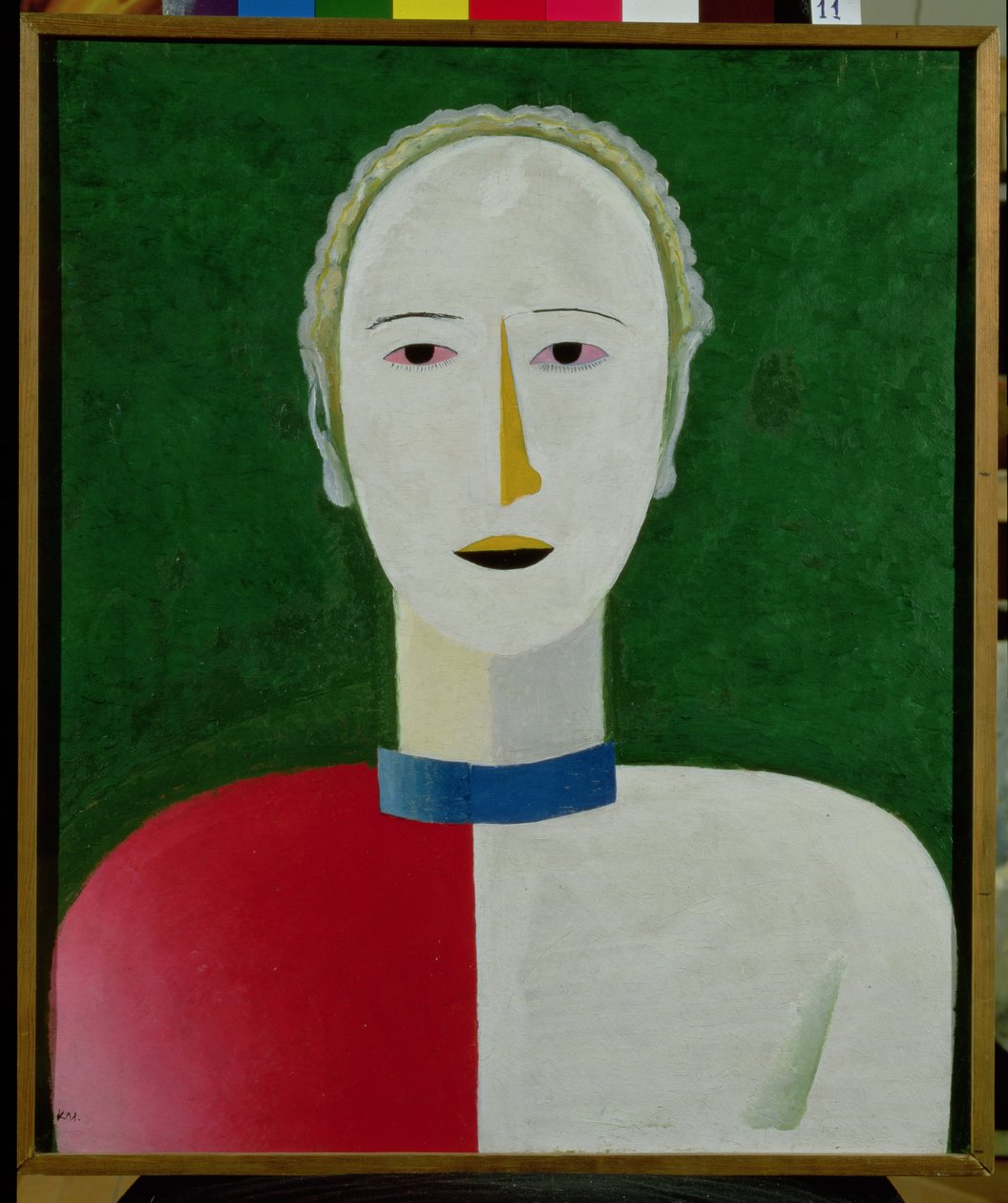 Kvinneportrett, 1928-32 av Kazimir Severinovich Malevich