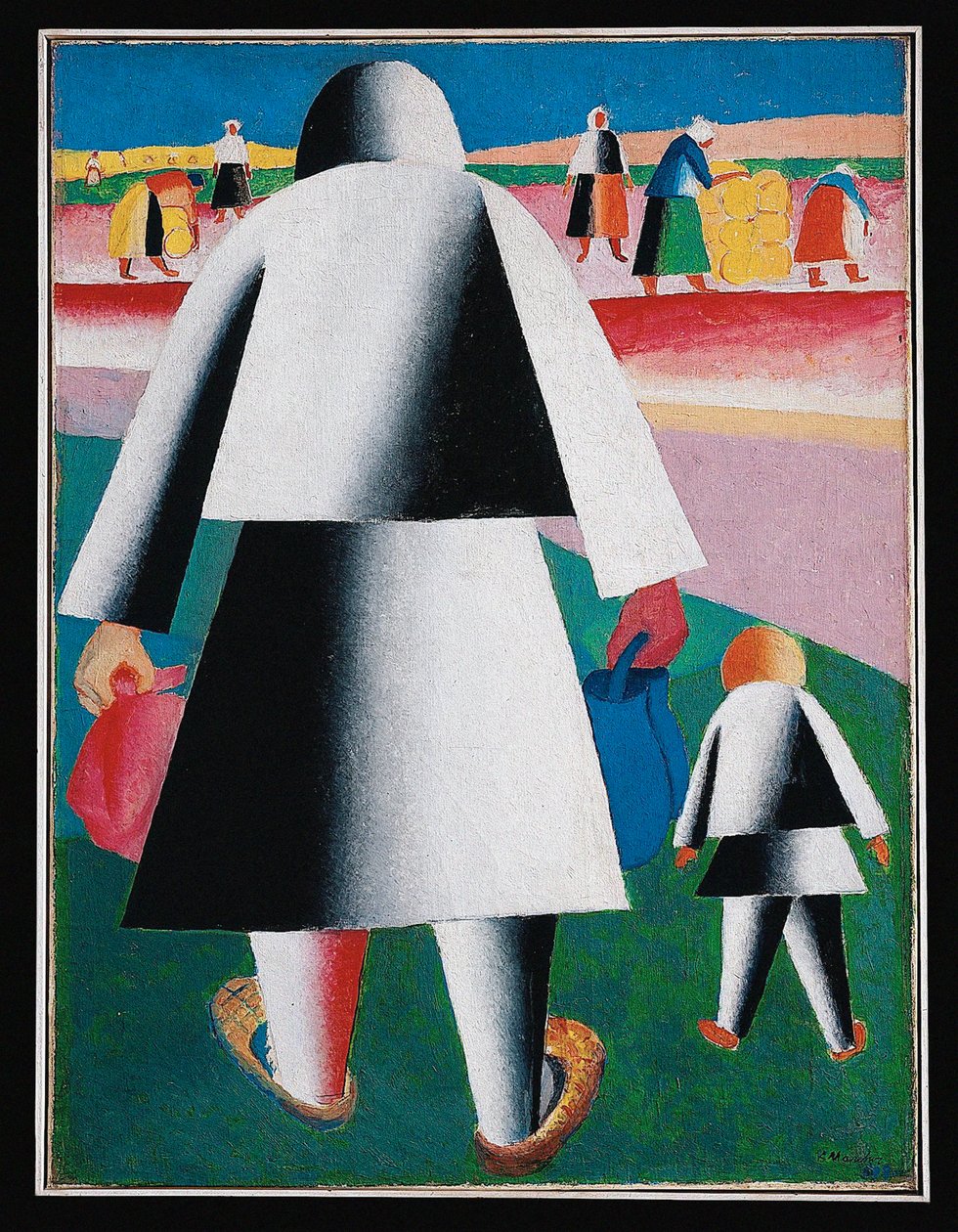 Innhøsting (maleri på lerret) av Kazimir Severinovich Malevich