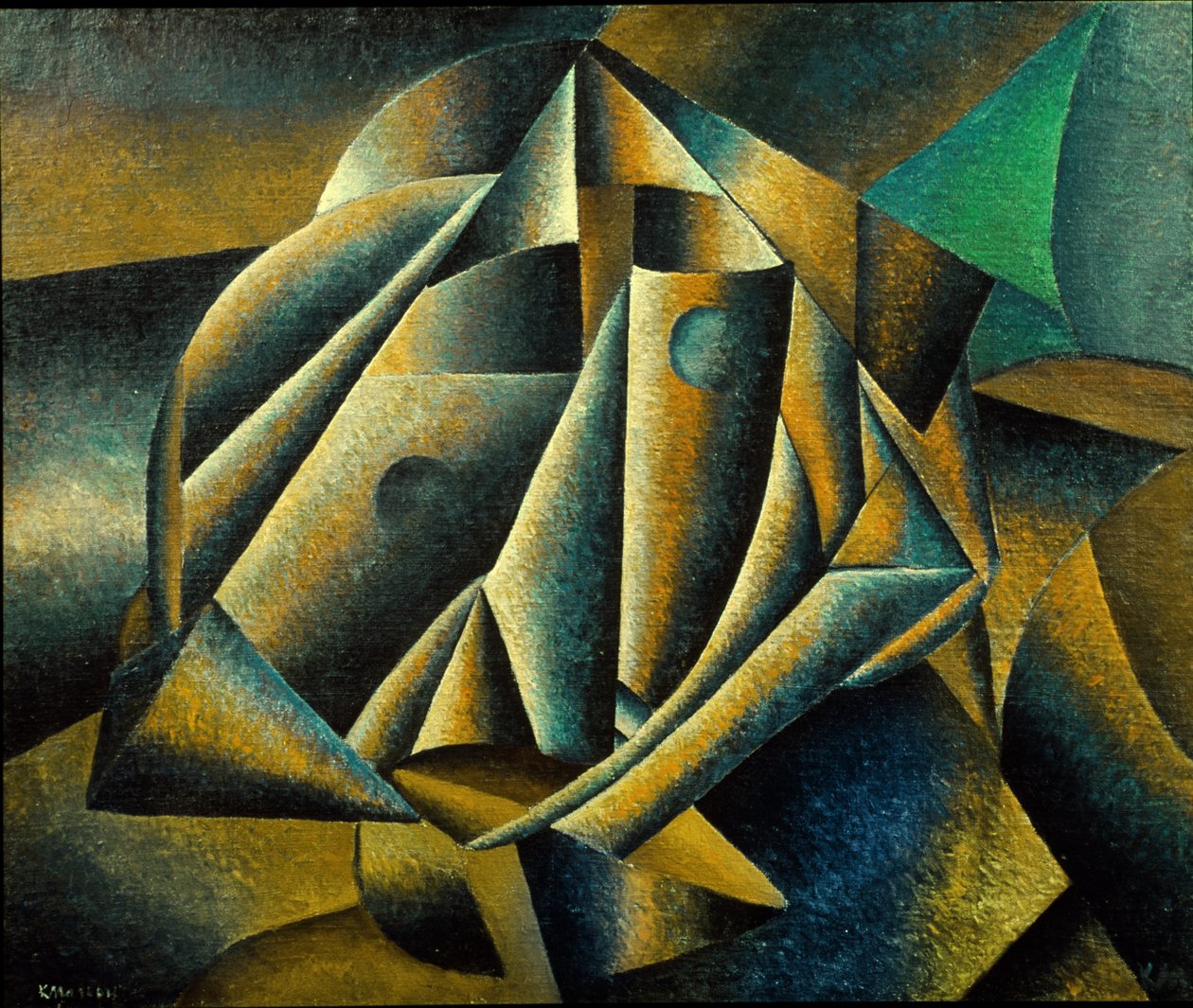 Leder for en bondepike, 1912-13 av Kazimir Severinovich Malevich