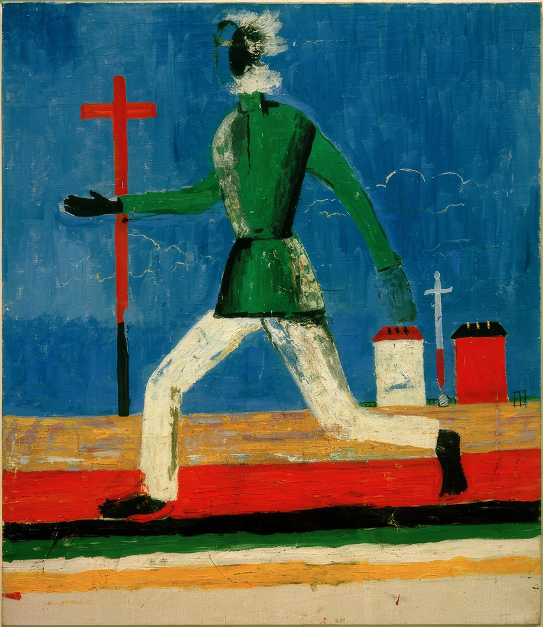 Løpende mann av Kazimir Severinovich Malevich
