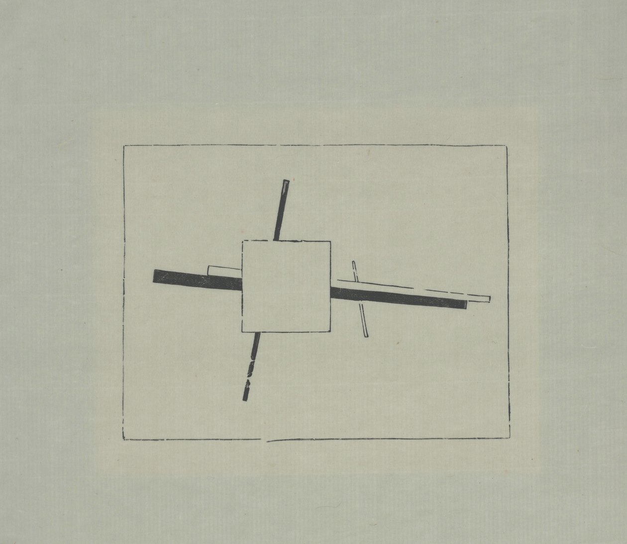 Suprematist-kors av Kazimir Severinovich Malevich
