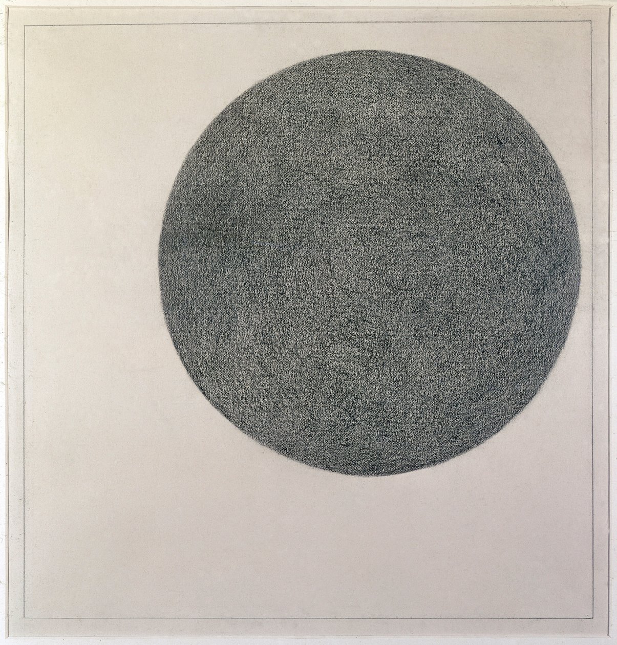 Suprematistisk element: sirkel (olje på lerret, 1900-tallet) av Kazimir Severinovich Malevich