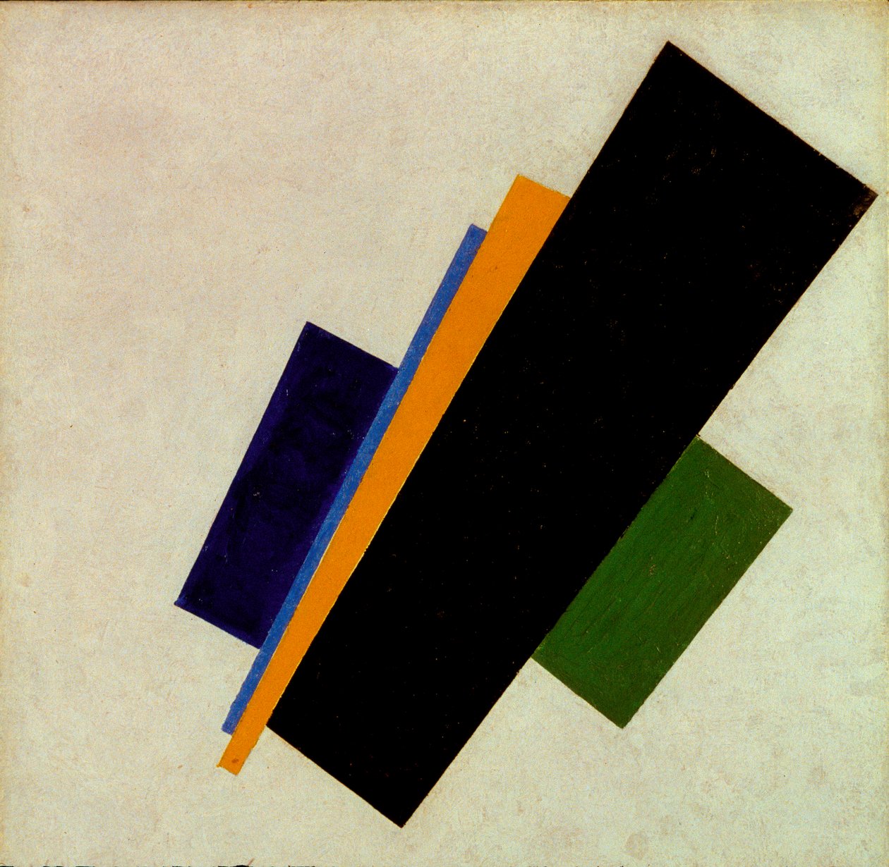 Suprematistisk maleri av Kazimir Severinovich Malevich