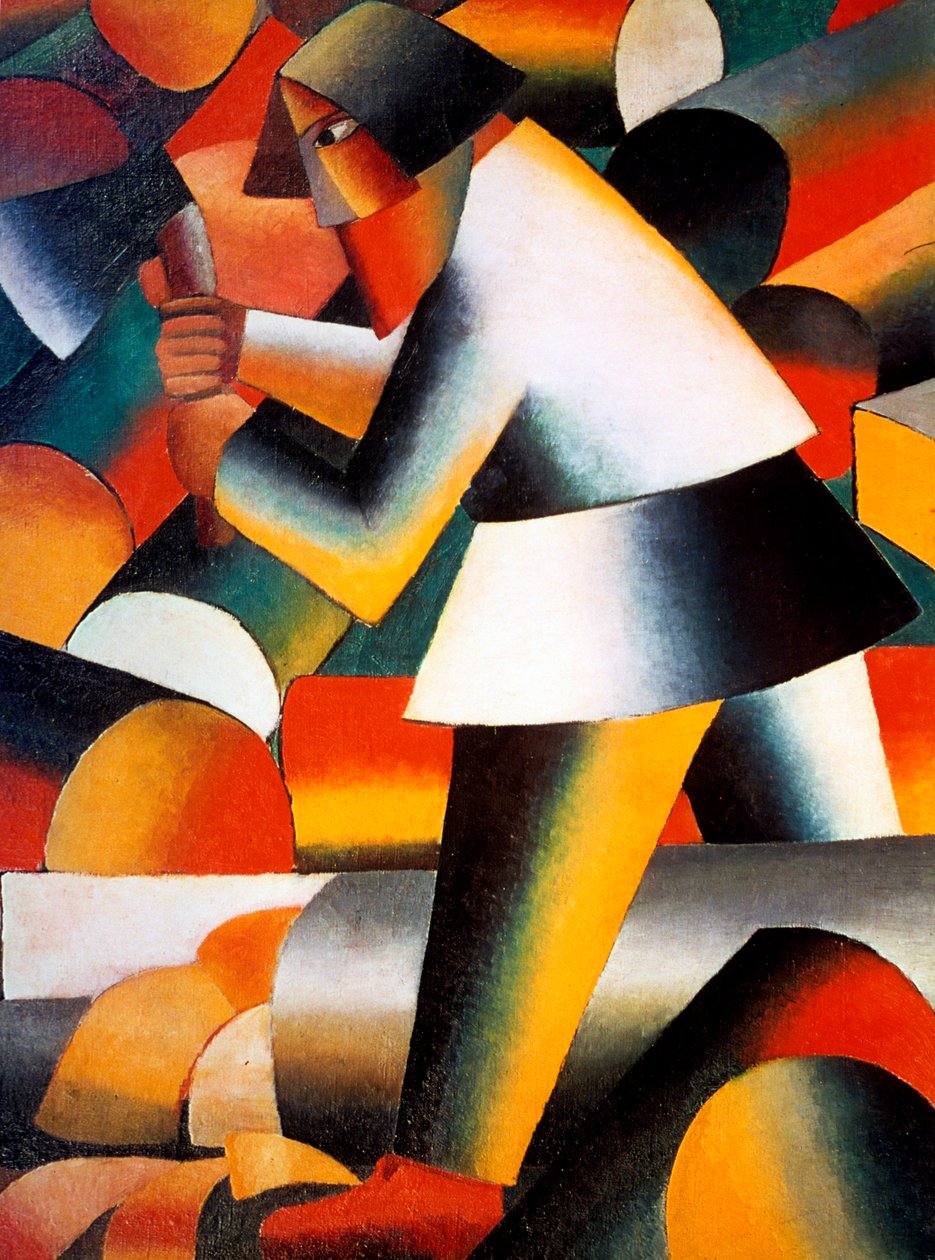 Loggeren, 1912 av Kazimir Severinovich Malevich