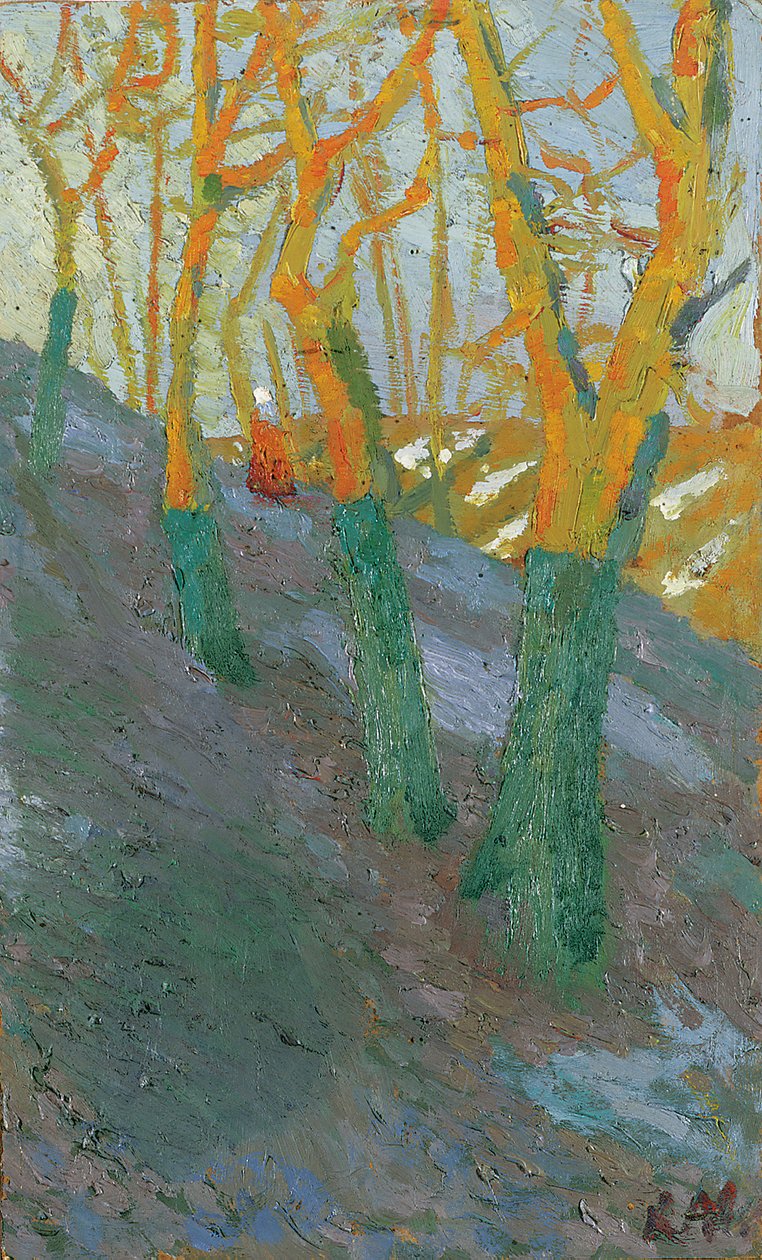 Trær, ca. 1904 av Kazimir Severinovich Malevich