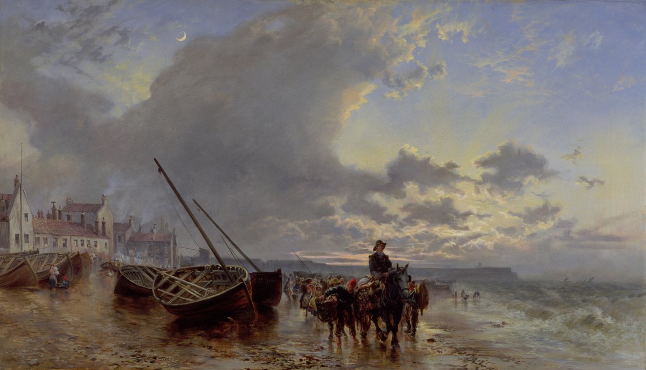 Newhaven, Firth of Forth ved solnedgang av Keeley Halswelle