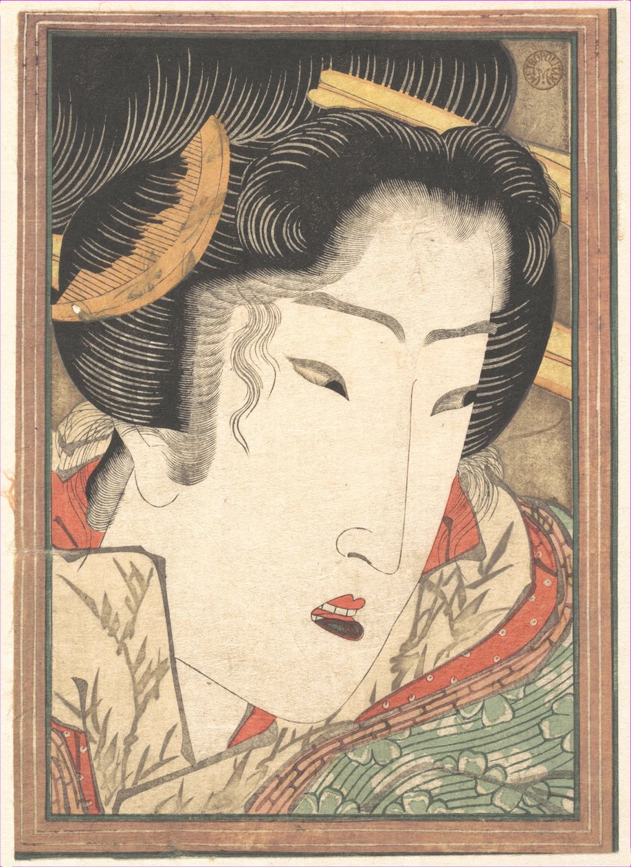 Avvist geisha fra «Lidenskaper avkjølt av vårsnø» av Keisai Eisen