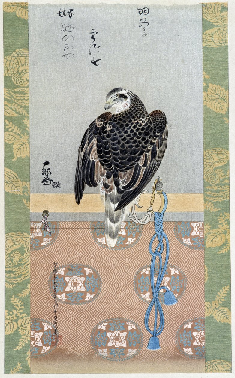 Falcon - silkemaleri av Itaya Keishiu av Keishu Hiromasa Itaya