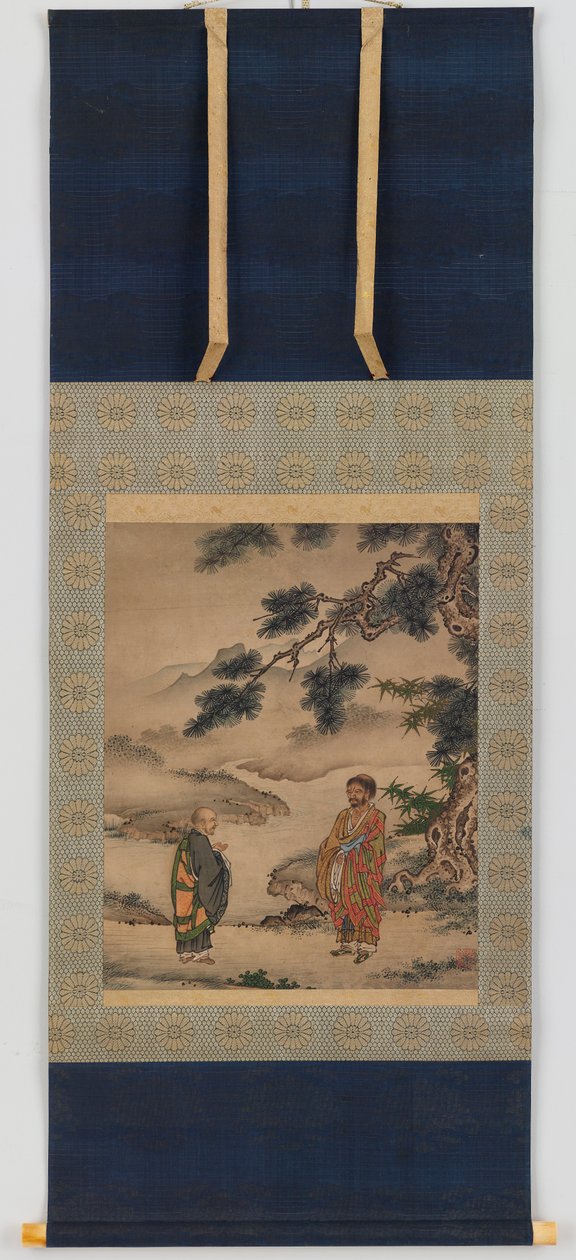Møte av Yun-menn Wen-yen og Fa-yen Wen-i av Kenkō Shōkei
