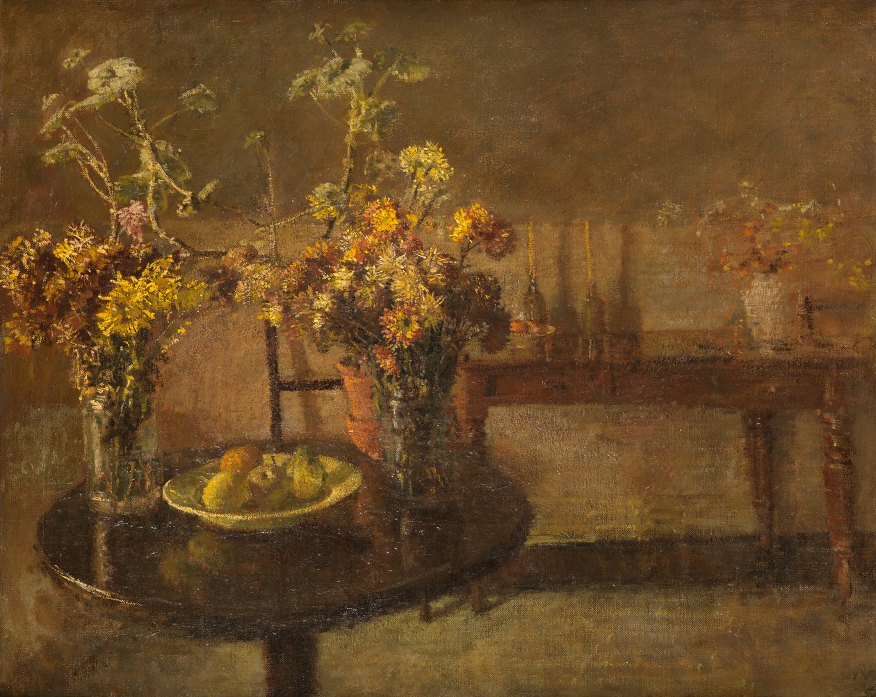 Golden Mood (olje på lerret) av Kenneth Newton