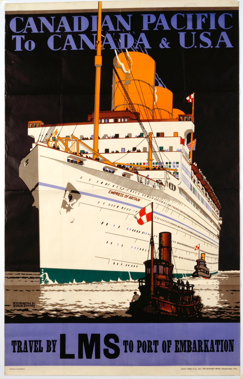 Canadian Pacific til Canada og USA av Kenneth Shoesmith