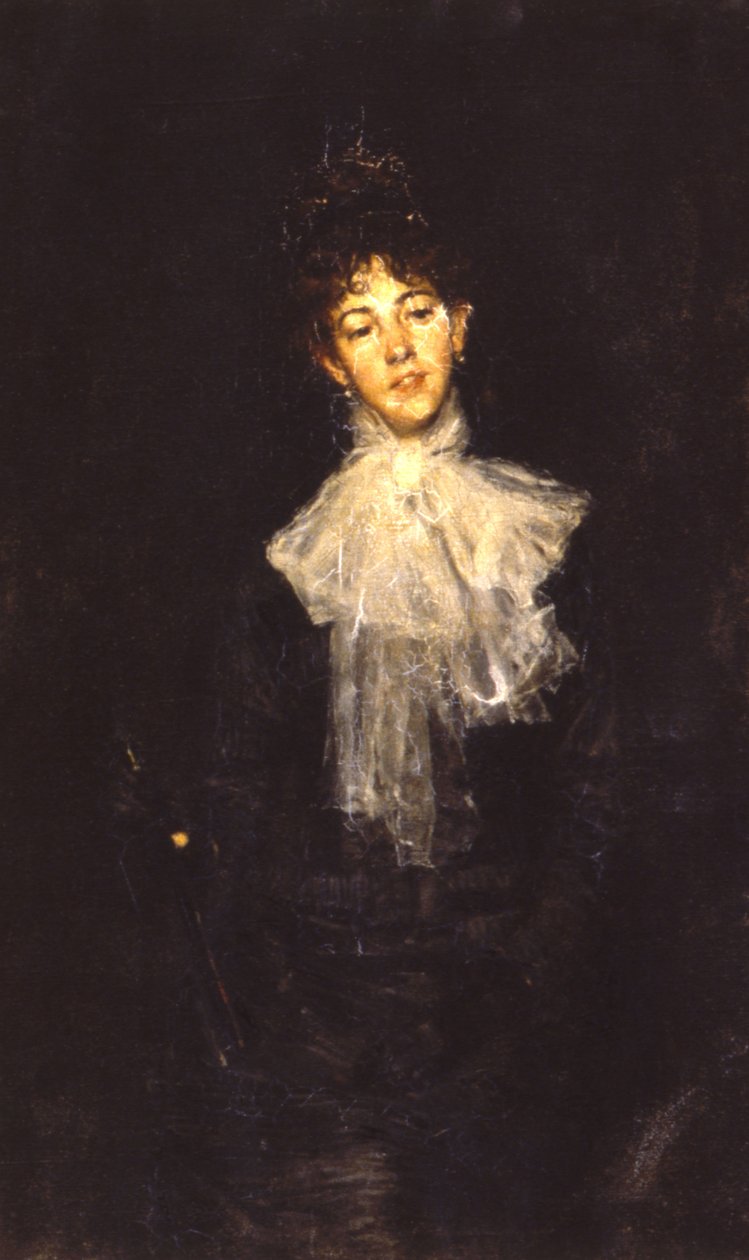 En dame i svart, 1880. av Kenyon Cox