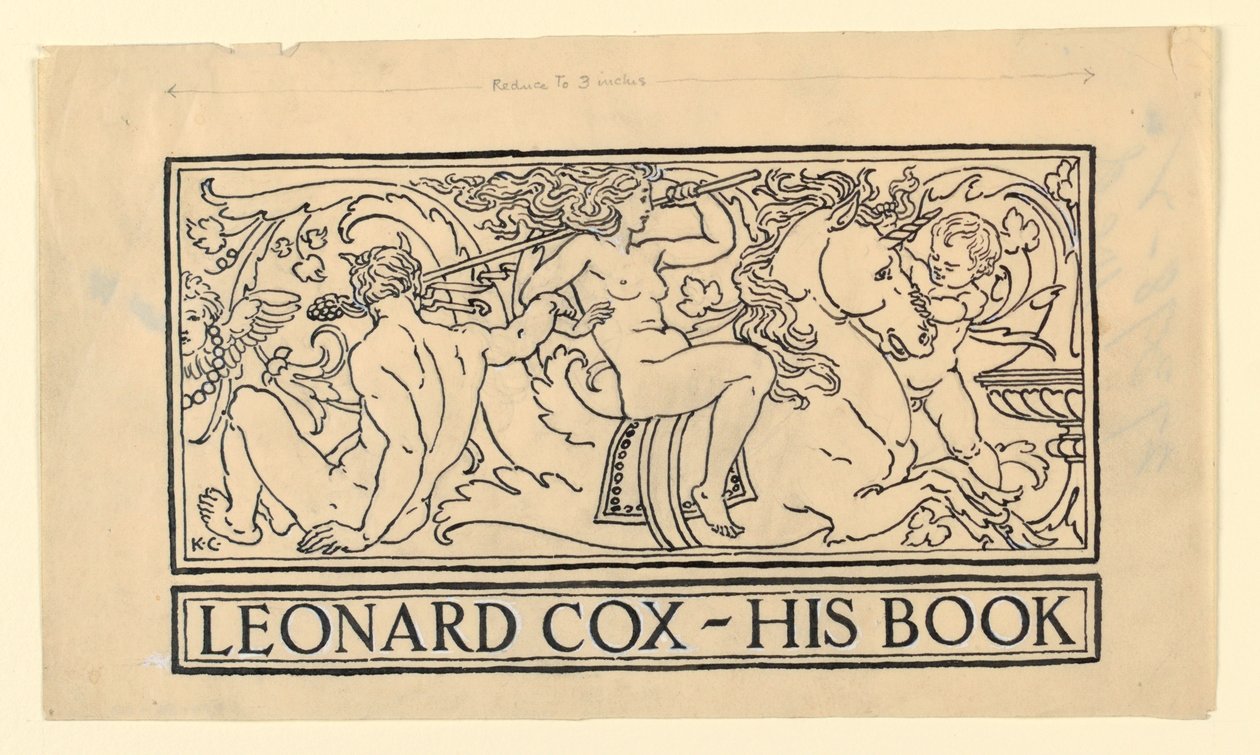 Bokplate for Leonard Cox av Kenyon Cox