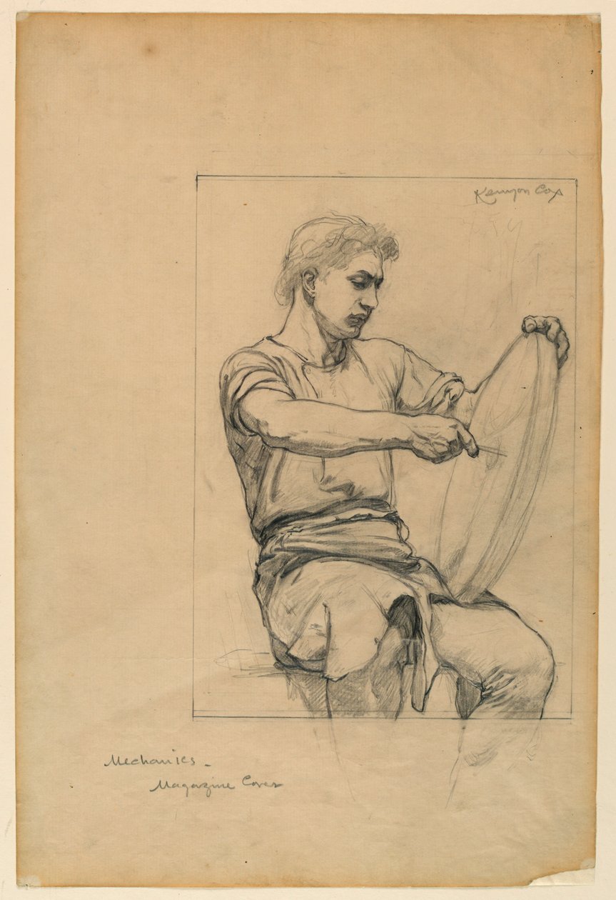 Design for magasinomslag av Kenyon Cox