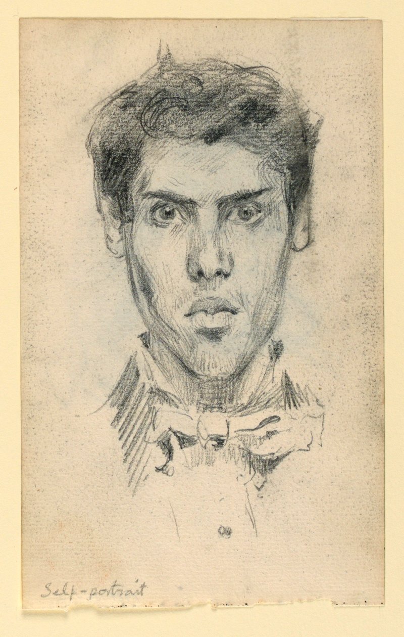Selvportrett av Kenyon Cox