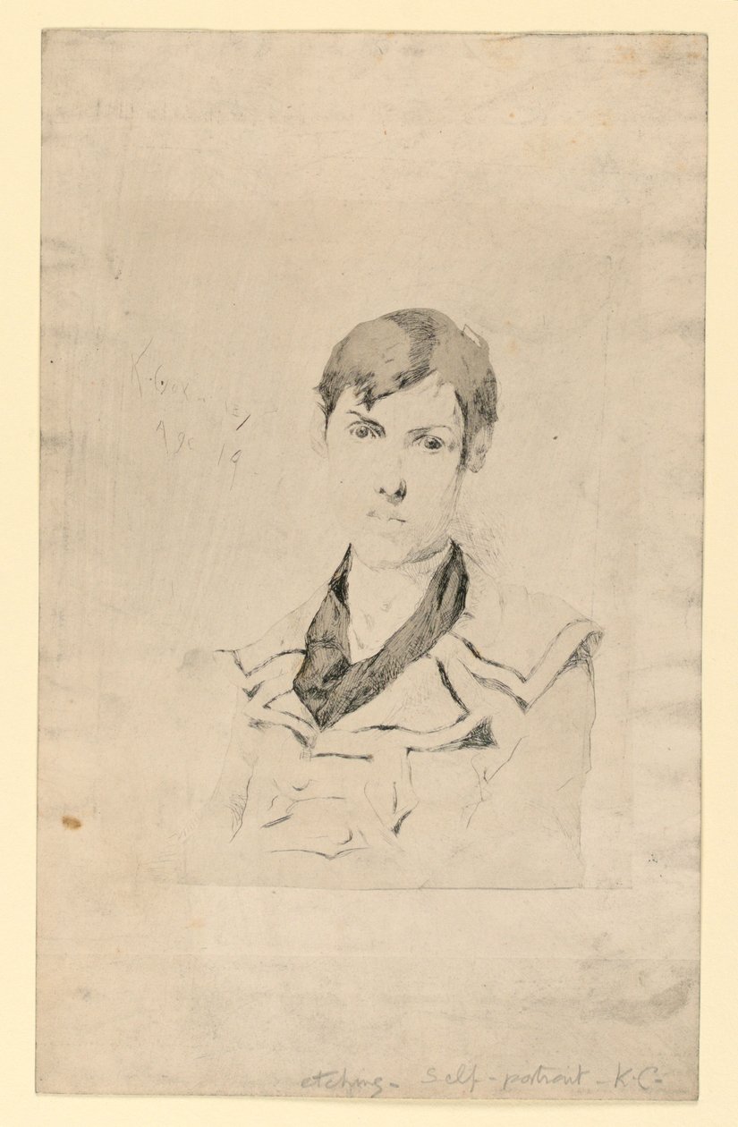 Selvportrett av Kenyon Cox