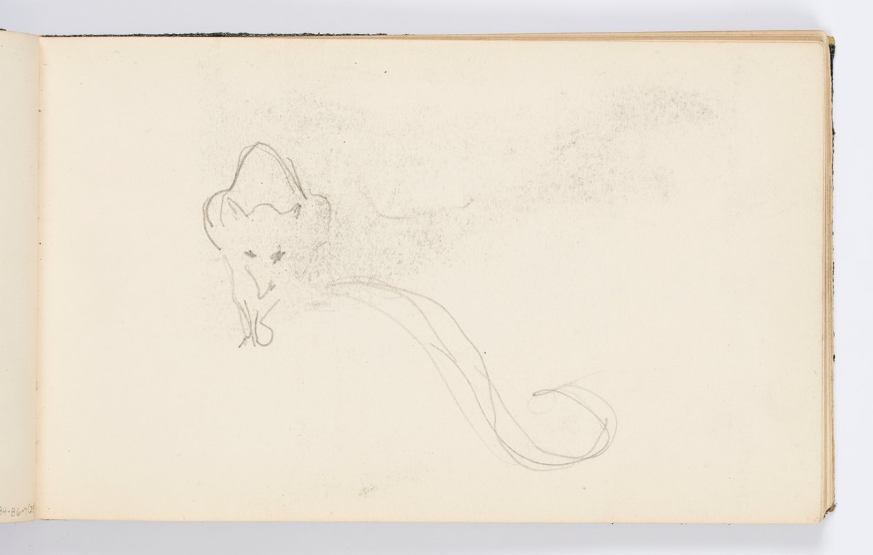 Skissebokside: Sketch of a Genet av Kenyon Cox
