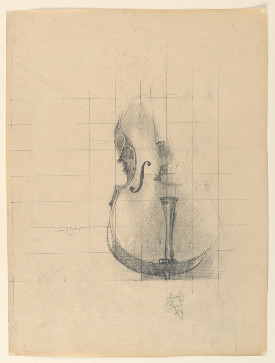 Studie for «Music», «The Arts», Library of Congress, Washington D.C. av Kenyon Cox