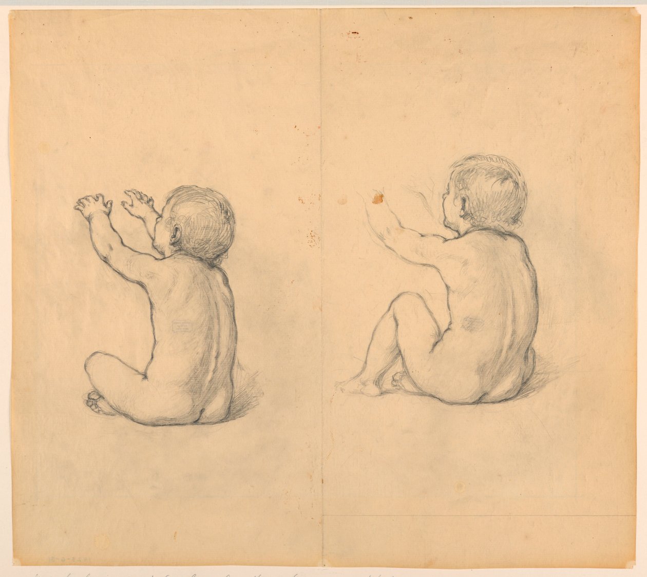 Studie for "The Beneficence of the Law," Essex County Courthouse, Newark, NJ av Kenyon Cox