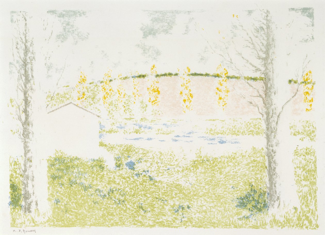 Landskap med et hus, 1897 av Ker Xavier Roussel