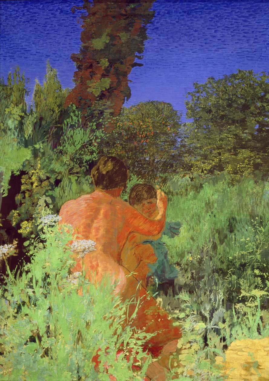 The Infancy of Jupiter, ca. 1919-20 (valpesyke på lerret) av Ker Xavier Roussel