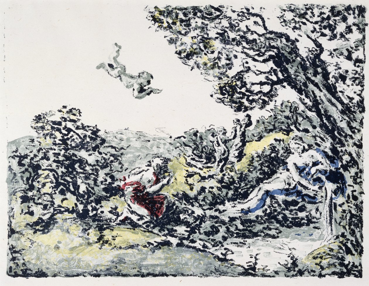 Landskapsalbum: La Source, 1900 (litografi i farger) av Ker Xavier Roussel
