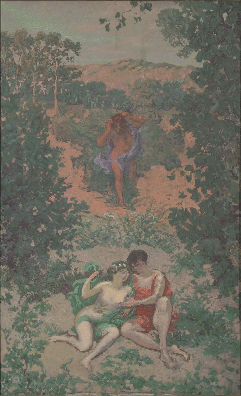 Polyphemus, Acis og Galatea, 1867-1944. av Ker Xavier Roussel
