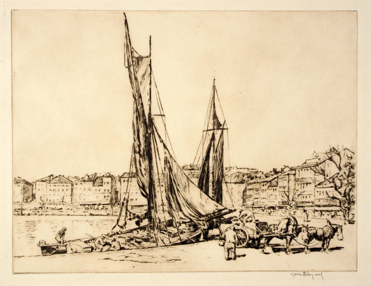 Havnen i La Ciotat av Kerr Eby