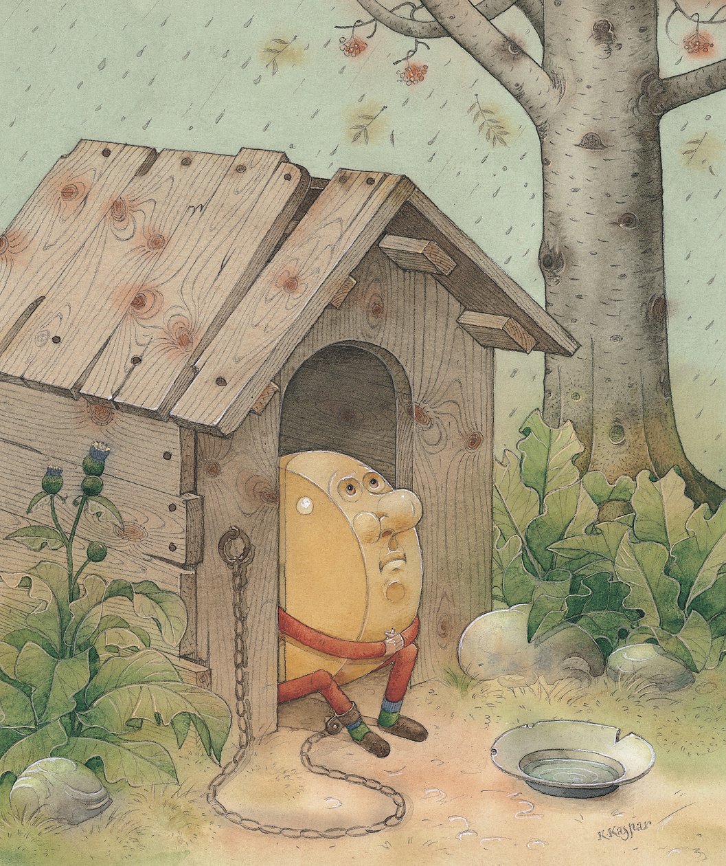 Ost, 1003 (wc på papir) av Kestutis Kasparavicius