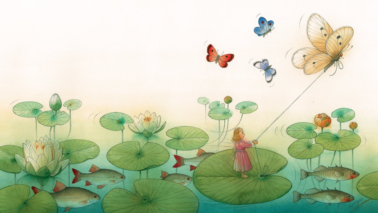 Tommelise 02, 2005 (wc på papir) av Kestutis Kasparavicius