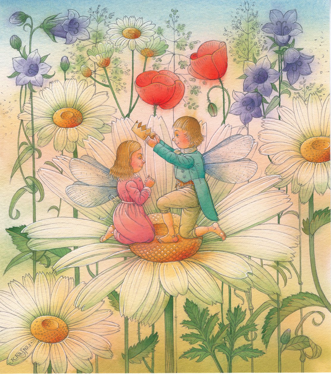 Thumbelina 15, 2005 (wc på papir) av Kestutis Kasparavicius