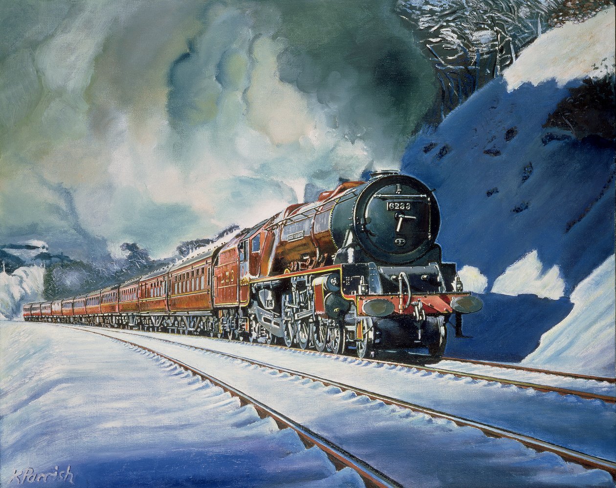 Hertuginne i trass av Kevin Guild of Railway Artist Parrish