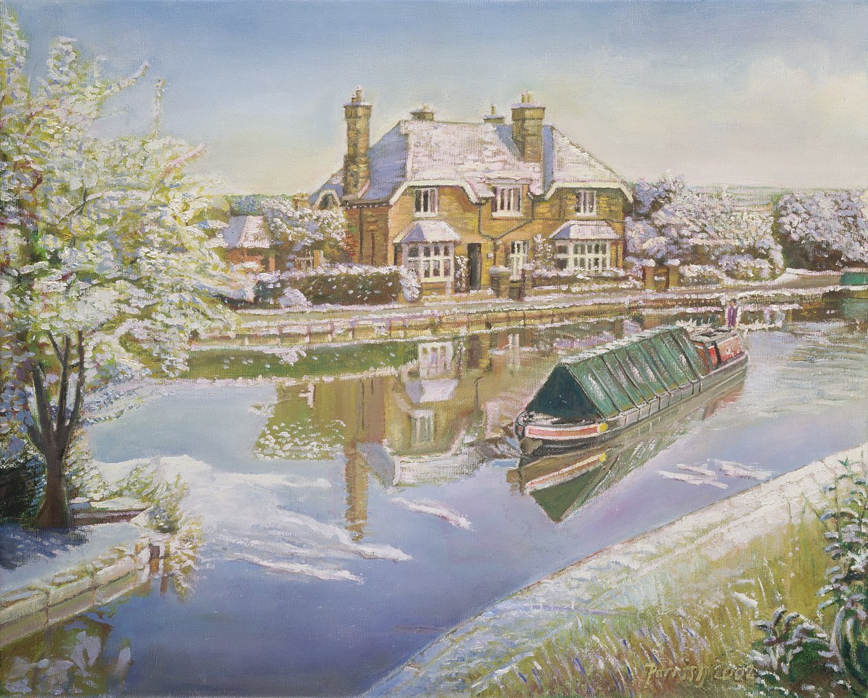 Norton Junction, 2003 av Kevin Guild of Railway Artist Parrish