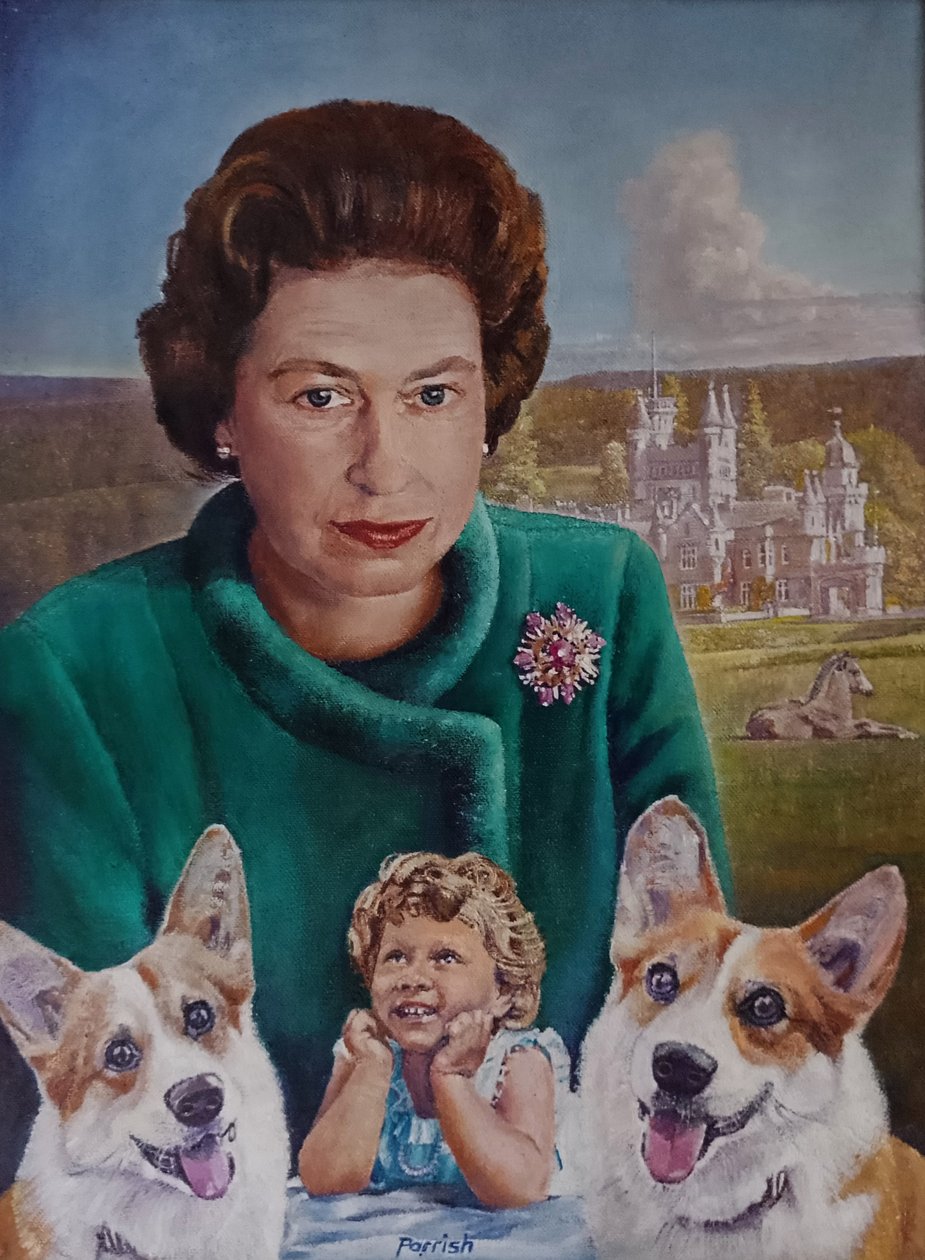 Queen On Vacation (maleri) av Kevin Parrish
