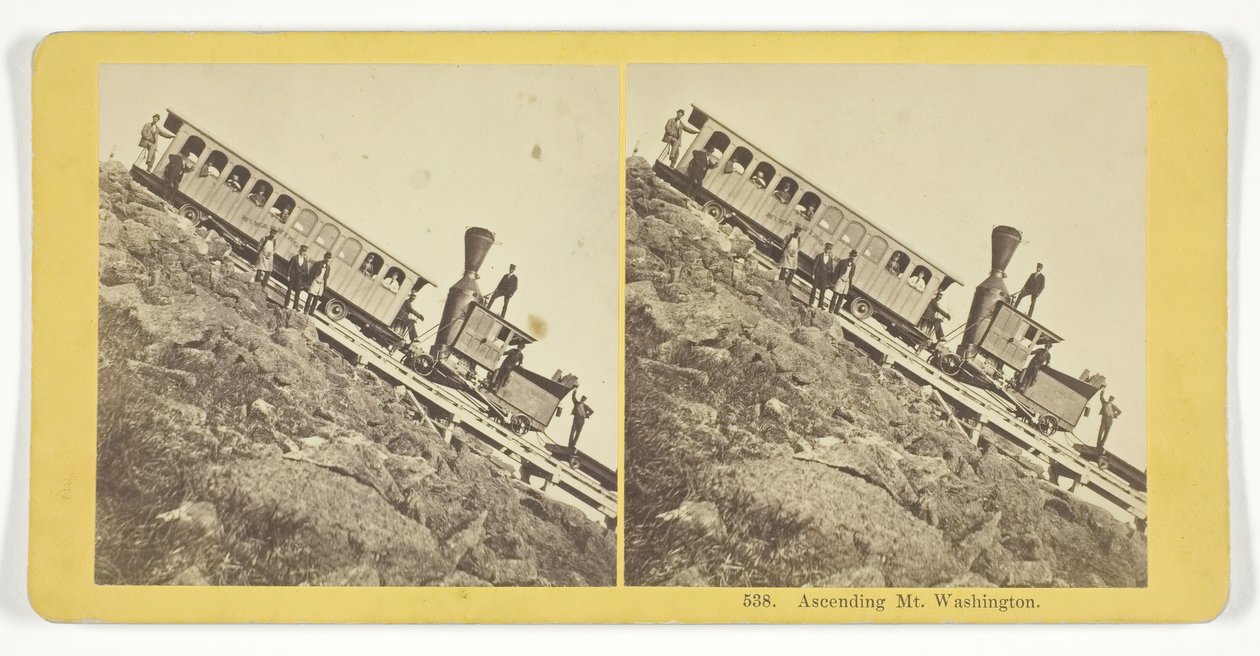 Ascending Mt. Washington, 185575. Skapere: Kilburn Brothers, BW Kilburn. av Kilburn Brothers, BW Kilburn