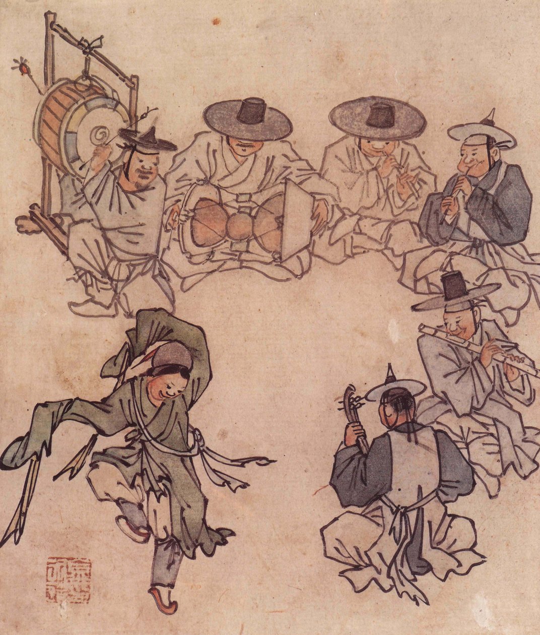 En dansende gutt av Kim Hong Do
