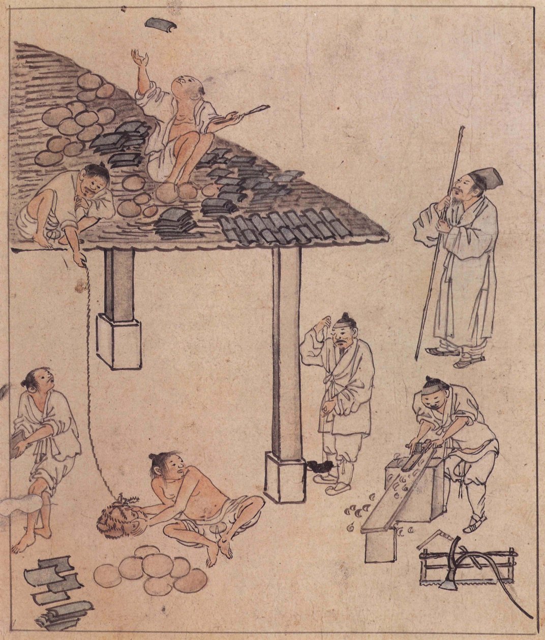 Flislegging av giwa av Kim Hong Do