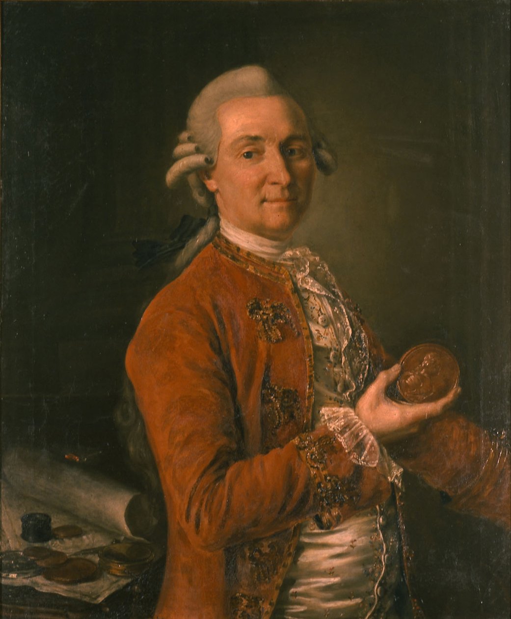 Portrett av Georg Thomas von Asch 1729-1807, 1780 av Kirill Ivanovich Golovachevsky