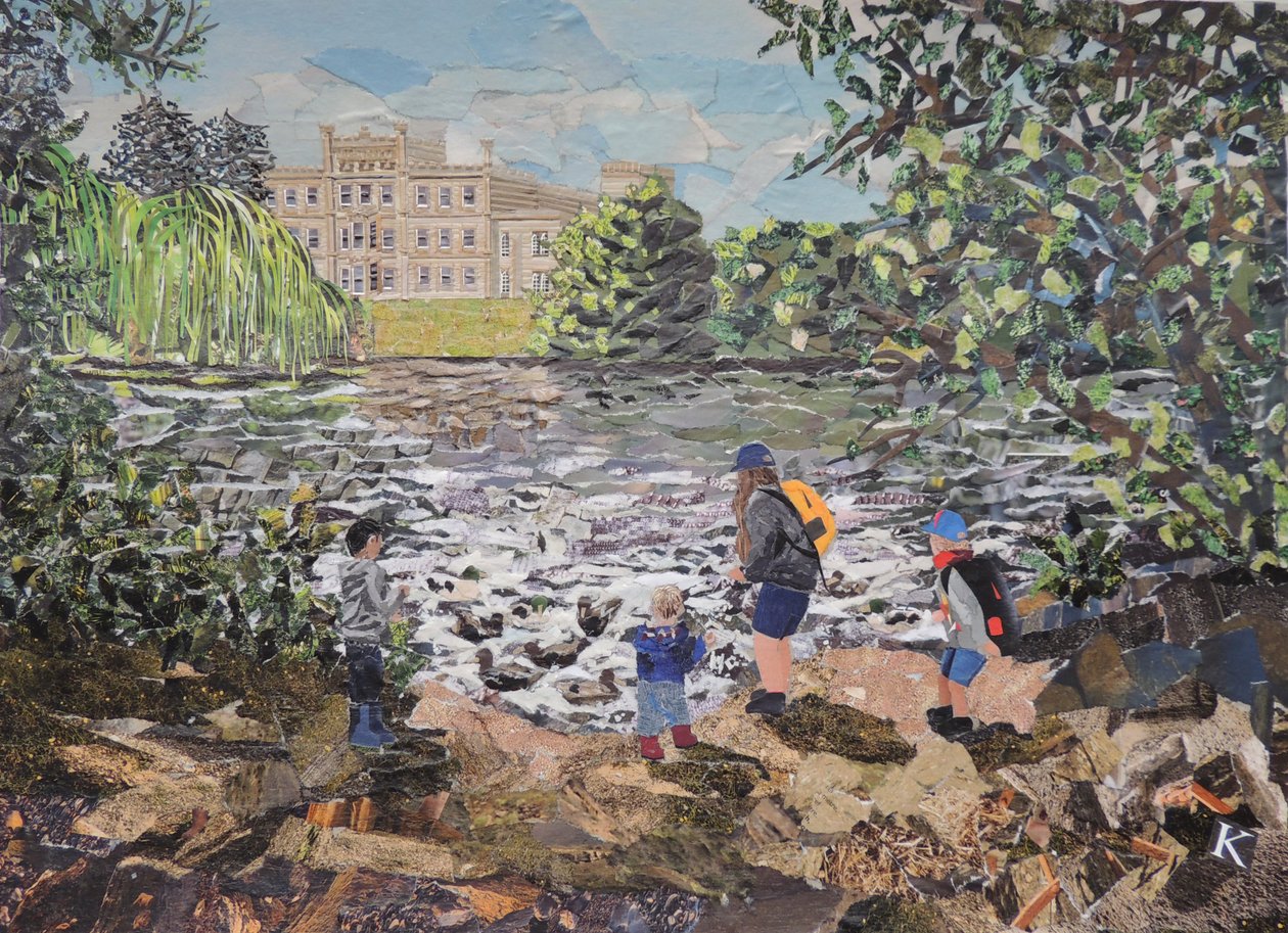 Feeding Ducks Elvaston Castle av Kirstie Adamson