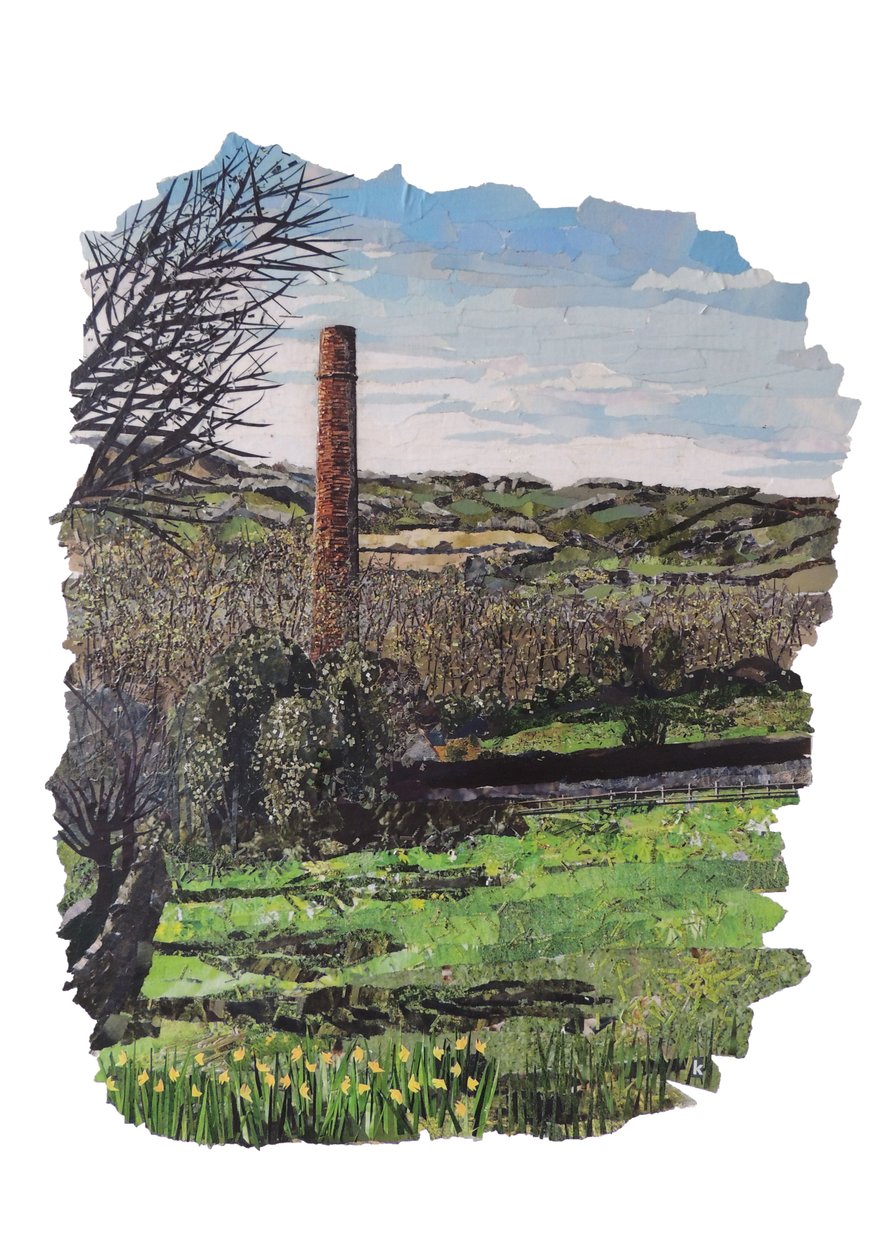 Peckwash Mill Fra Rigga Lane av Kirstie Adamson