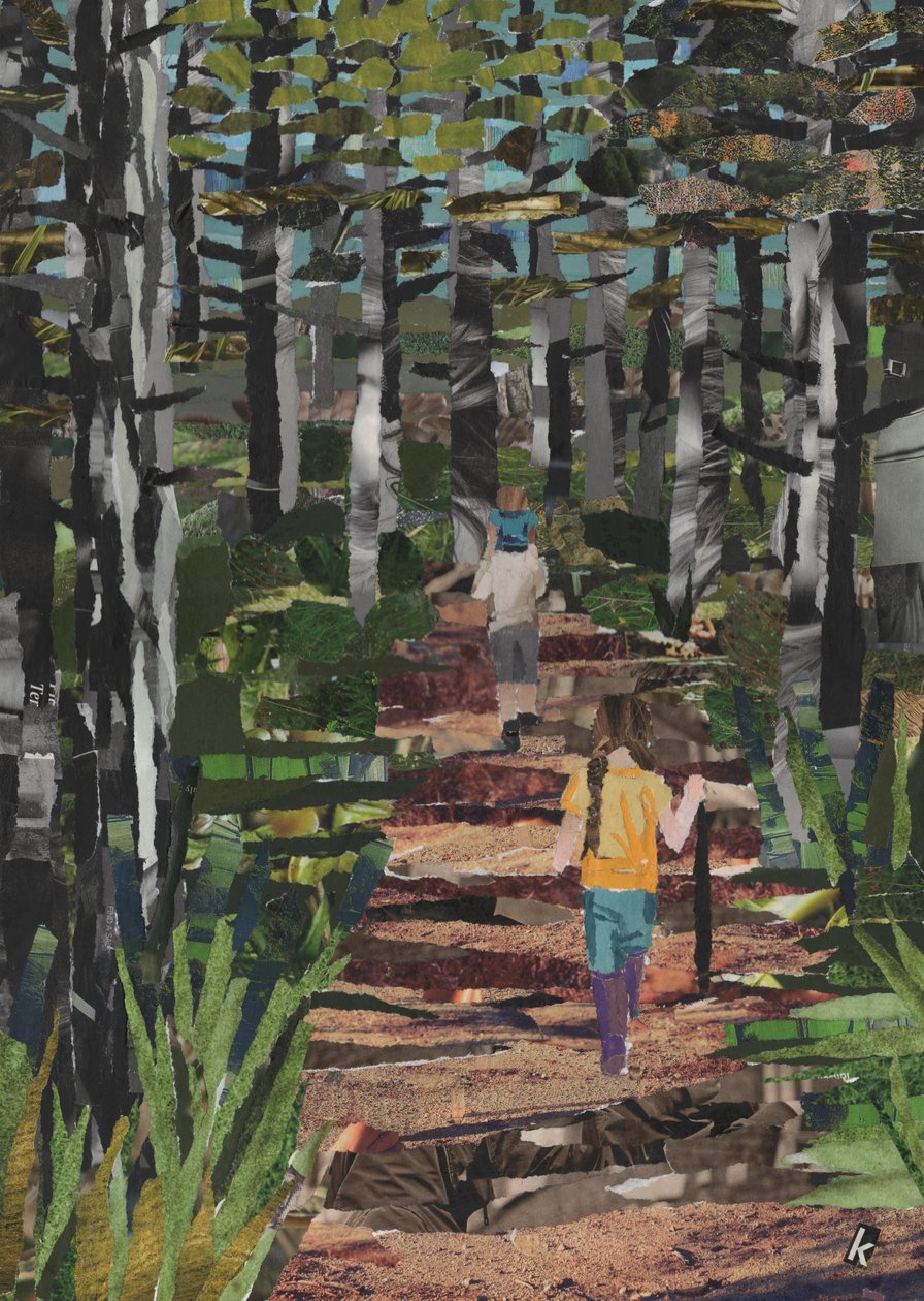 Oranjezon-skogen, Nederland av Kirstie Adamson