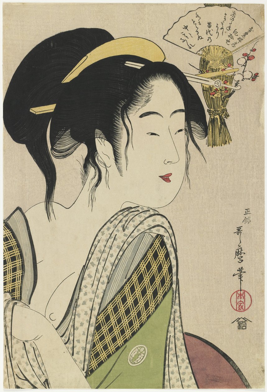 Kjærlighet til en bondekone, 1795-1796 av Kitagawa Utamaro