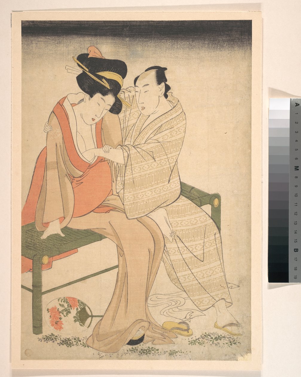 Et par elskende av Kitagawa Utamaro