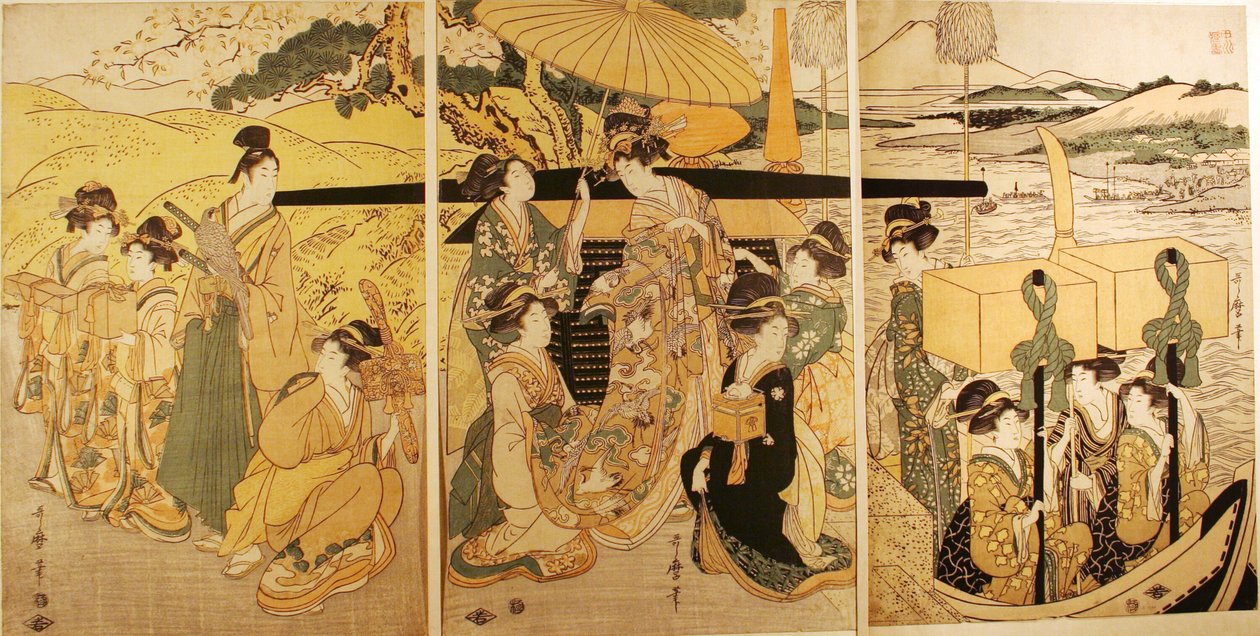 Ved fergelandingen av Kitagawa Utamaro