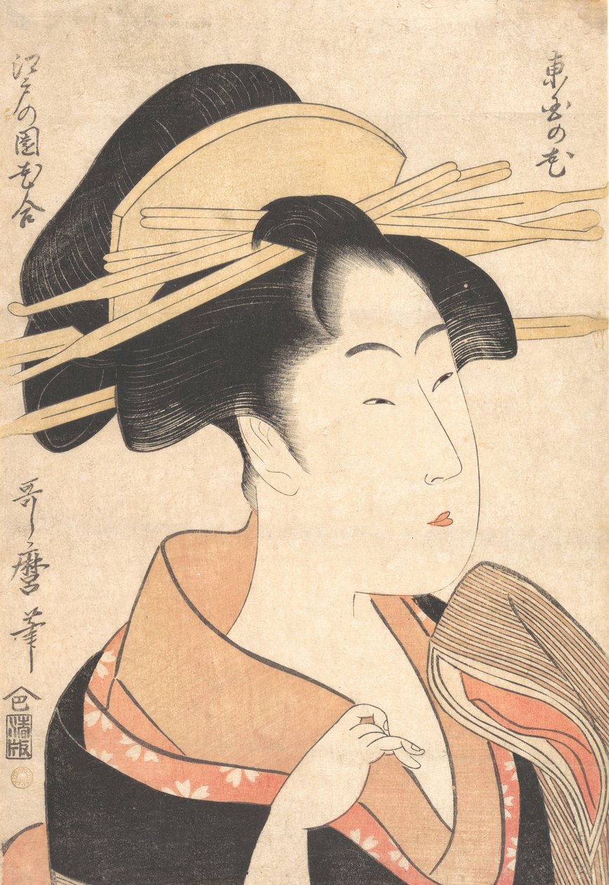 Azumaya no Hana, ca. 1790. av Kitagawa Utamaro
