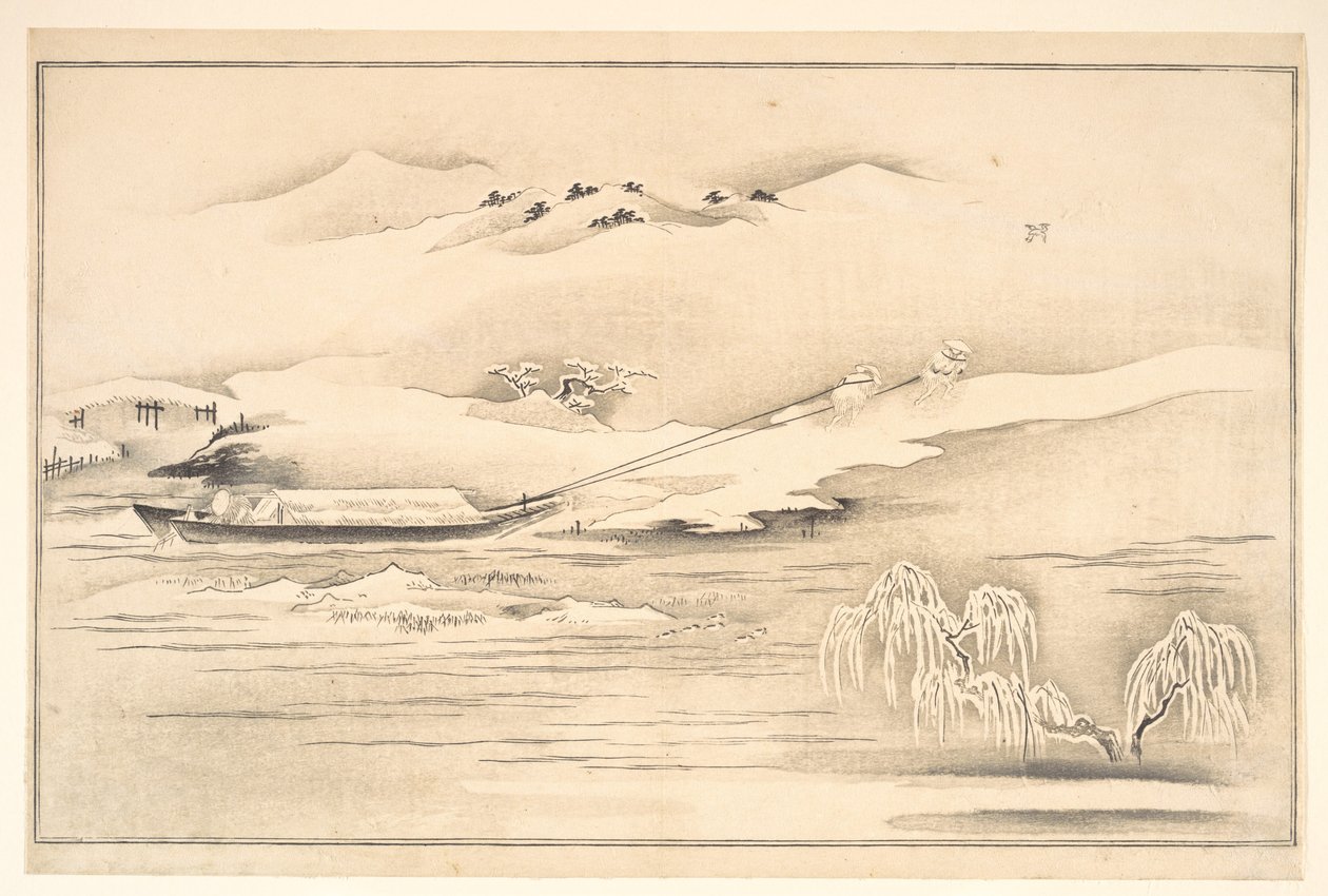 Bok om Ehon Ginsekai (Verden i sølv) av Kitagawa Utamaro